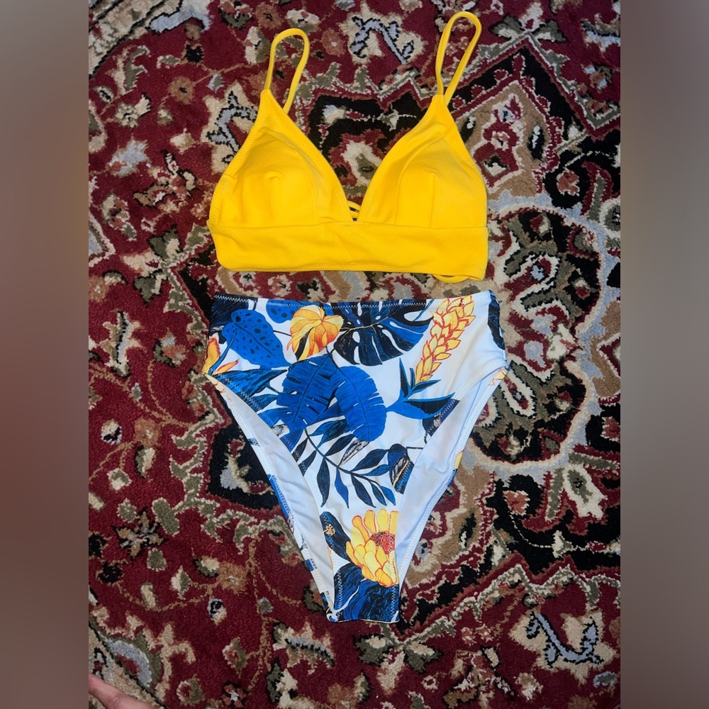 CupShe Women’s High Rise Bikini